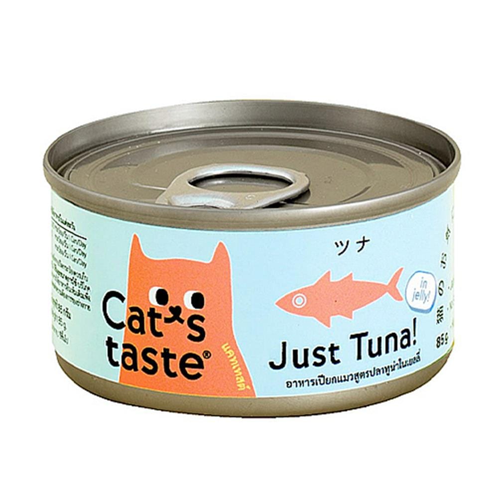 อาหารเปียกแมว CAT'S TASTE TUNA IN JELLY 85 ก.