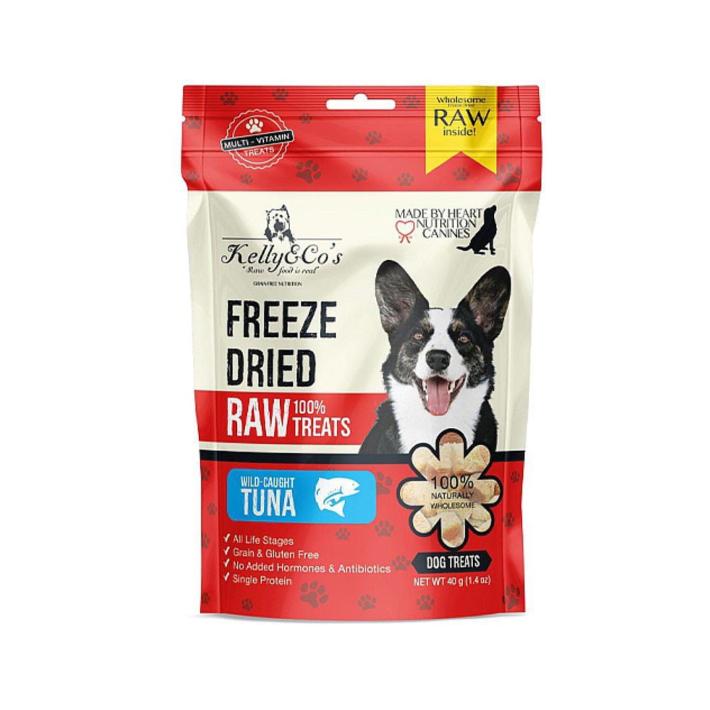 ขนมสุนัข KELLY&CO FREEZEDRIED TUNA 40 ก.