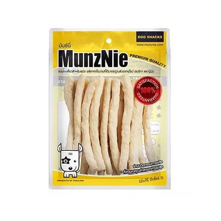 ขนมสุนัข MUNZNIE ครันชี่นิ่ม ชนิดแท่ง รสนม 5 นิ้ว 180 ก._0