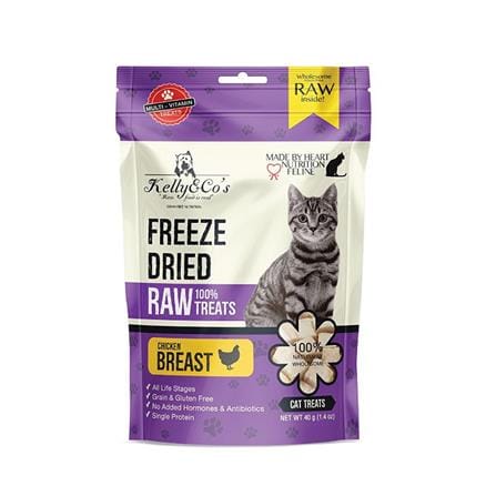 ขนมแมว KELLY&CO FREEZE DRIED CHICKEN BREAST 40 ก.