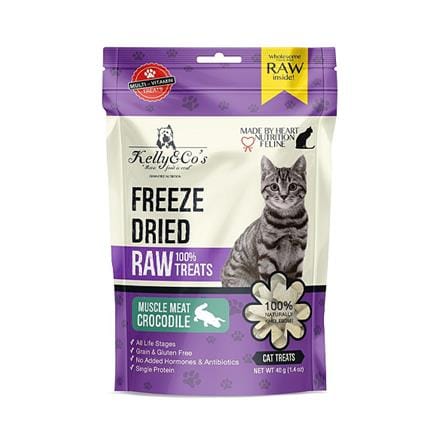 ขนมแมว KELLY&CO FREEZE DRIED CROCODILE 40 ก.