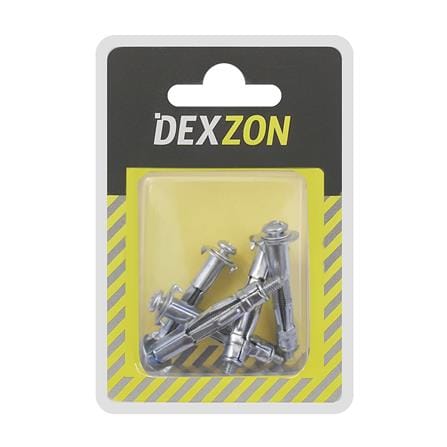 พุกยึดผนังกลวง IR แบบตะขอ DEXZON 19 มม. แพ็ก 5 ชิ้น_1