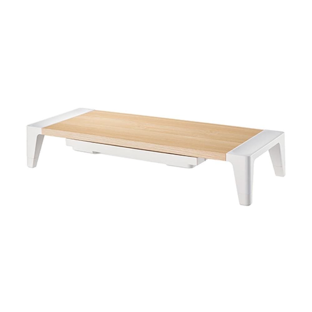 ที่วางจอพร้อมลิ้นชัก WORKSCAPE WAH-00014 สี NATURAL/ขาว
