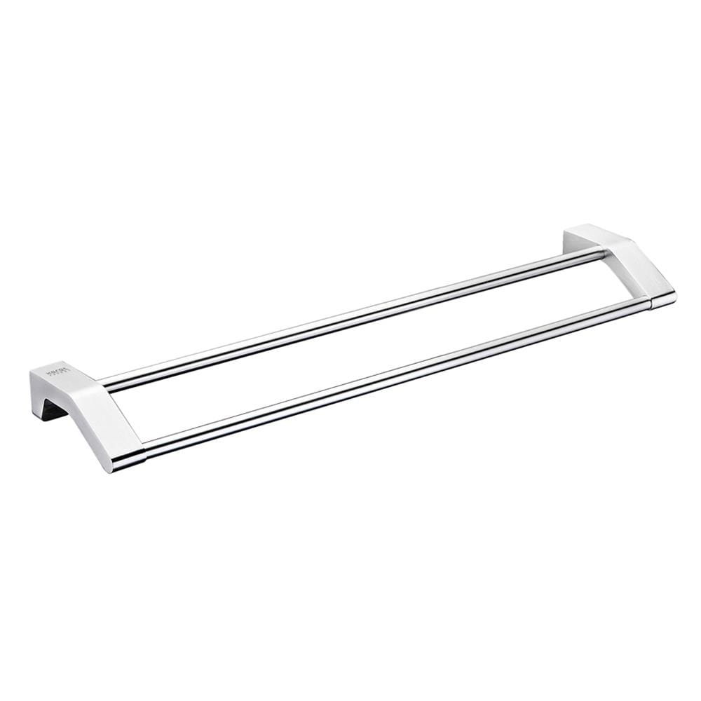 ราวแขวนผ้าคู่ KARAT FAUCET KB-17-662-52 สีเงิน