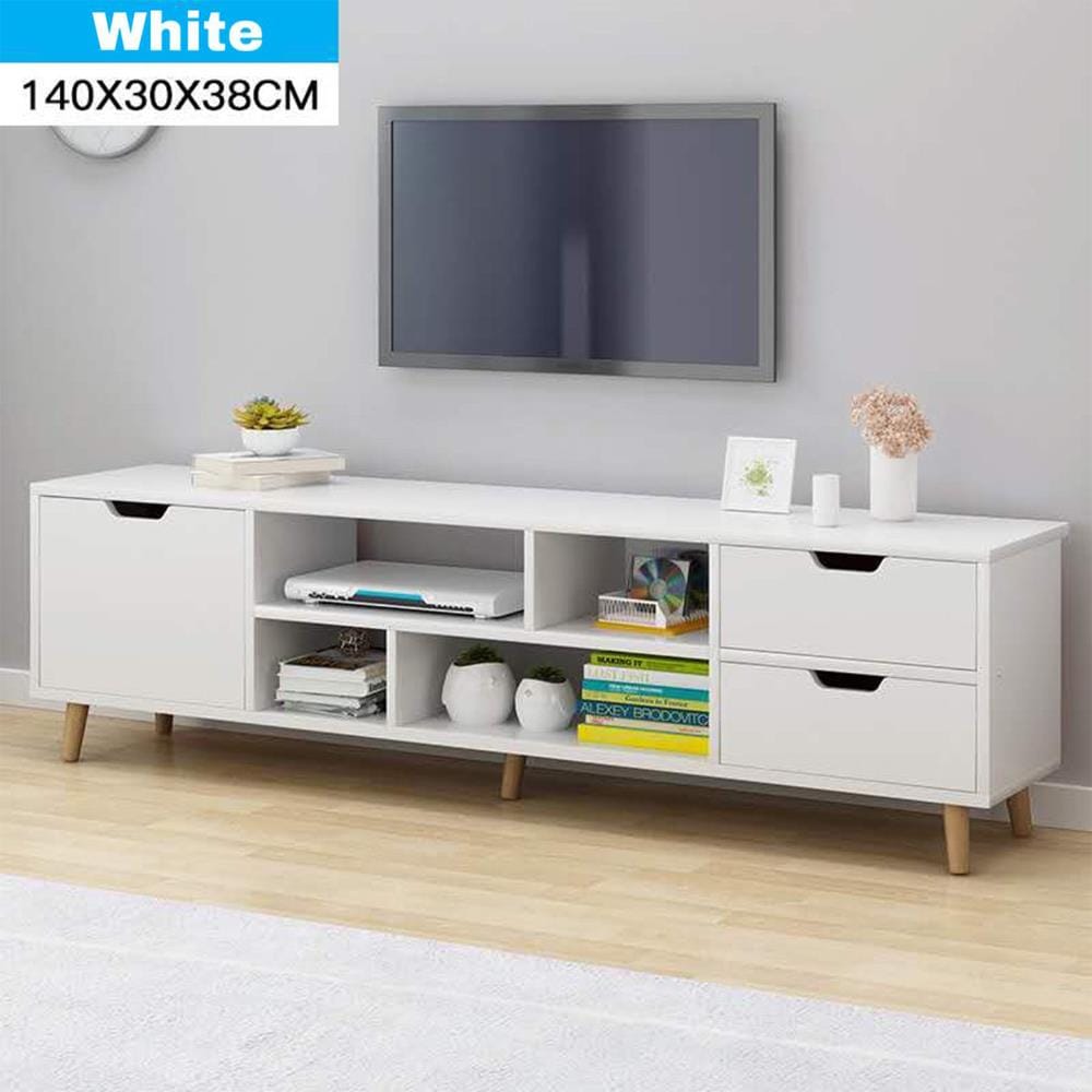 ตู้วางทีวี HANSEN TV03 140 ซม. สีขาว