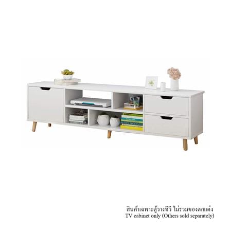 ตู้วางทีวี HANSEN TV03 140 ซม. สีขาว_0