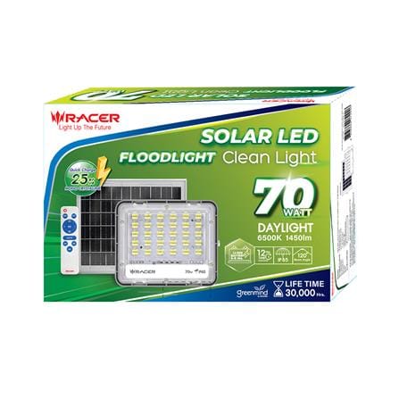 สปอทไลท์ SOLAR RACER CLEAN LIGHT 70 วัตต์ DAYLIGHT สีเทา_4