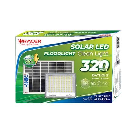 สปอทไลท์ SOLAR RACER CLEAN LIGHT 320 วัตต์ DAYLIGHT สีเทา_4