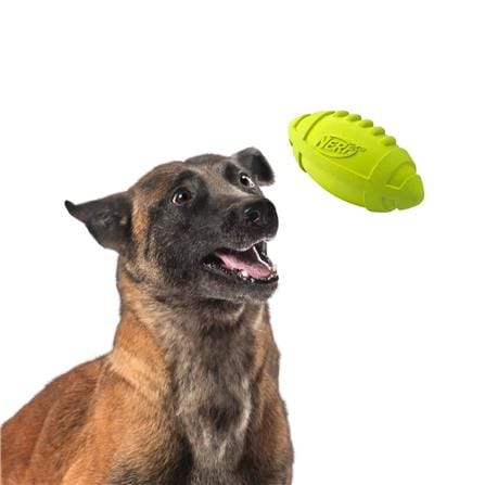 ของเล่นลูกบอลสุนัข NERF DOG RUBBER FOOTBALL MEDIUM 7 นิ้ว_1
