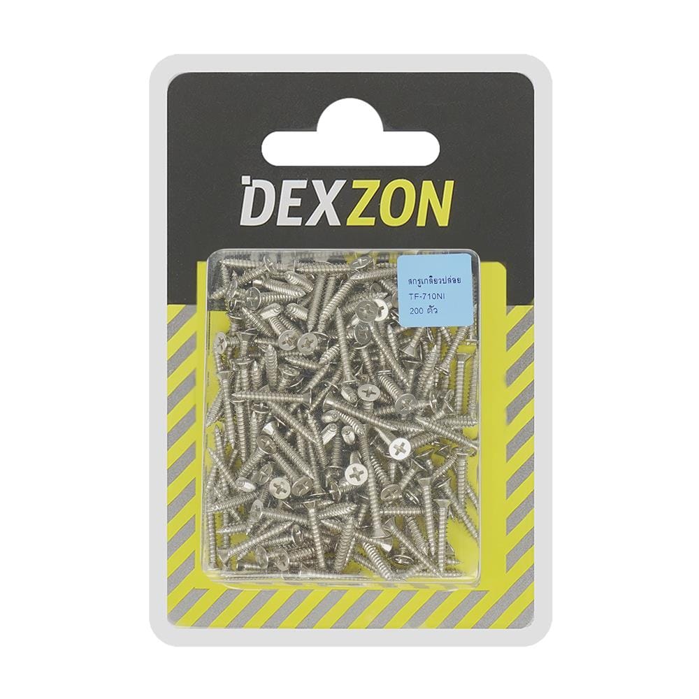 สกรูเกลียวปล่อย TF DEXZON 7X1 นิ้ว แพ็ก 200 ชิ้น