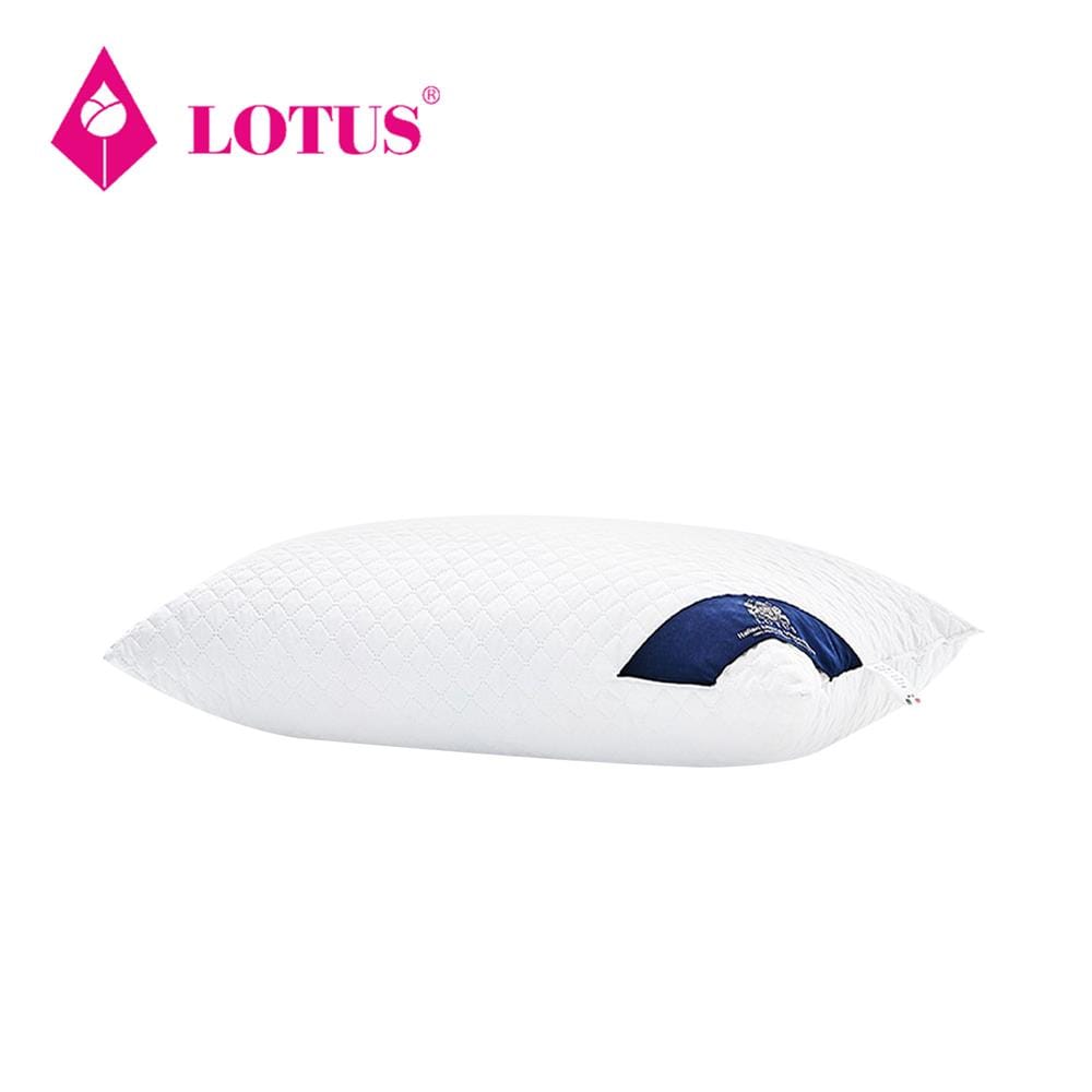 หมอนหนุน เมมโมรี่โฟม LOTUS ITALIAN MICRO VISCO 20x30 นิ้ว สีขาว