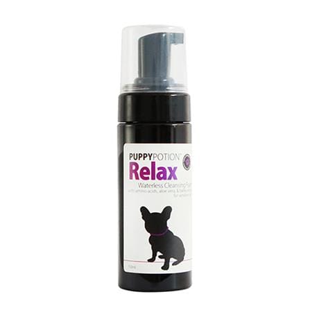 โฟมอาบแห้งสุนัขและแมว DOGGY POTION สูตร PUPPY POTION RELEX 150 มล._0