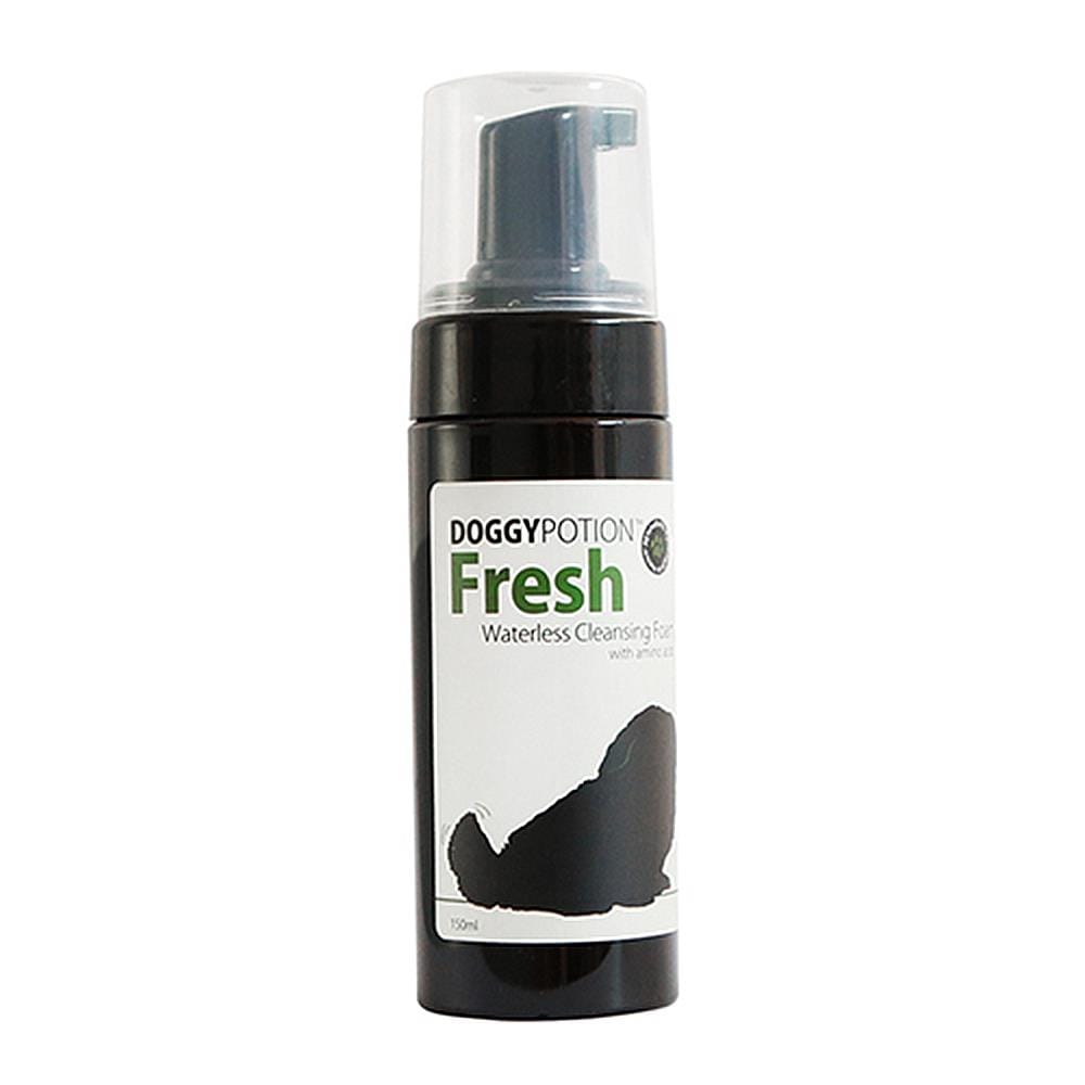 โฟมอาบแห้งสุนัขและแมว DOGGY POTION สูตร PUPPY POTION FRESH 150 มล.