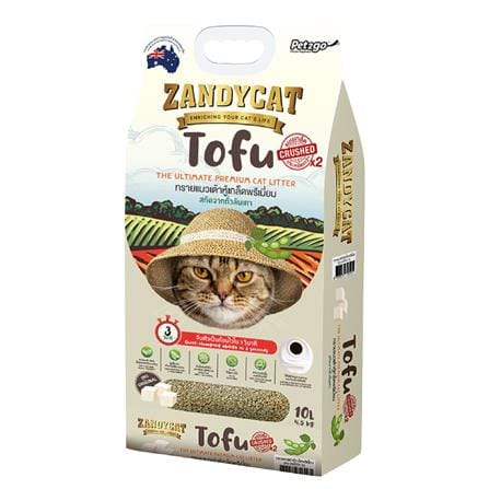 ทรายแมวเต้าหู้ ZANDYCAT TOFU ORIGINAL 10 ลิตร