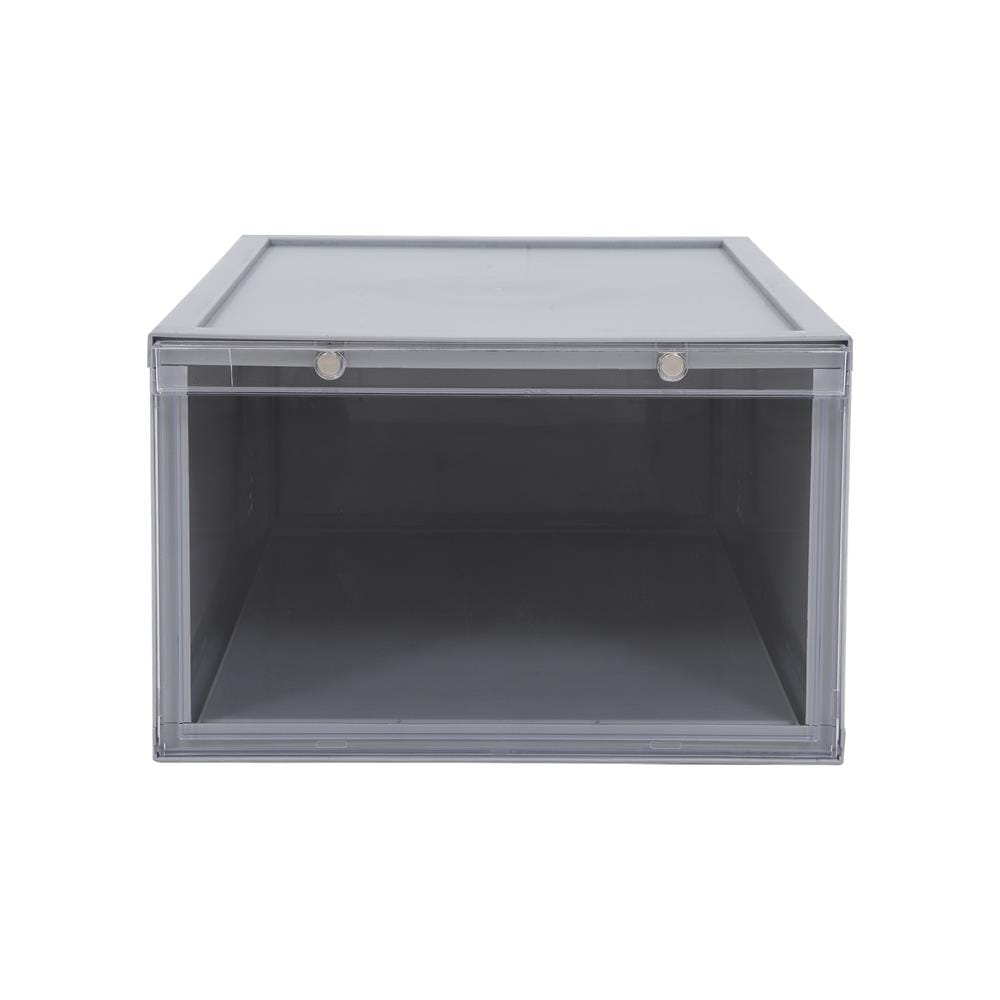 กล่องรองเท้า STACKO MAGNETIC LOCK MONO 28X37X18.3 ซม. สีเทา