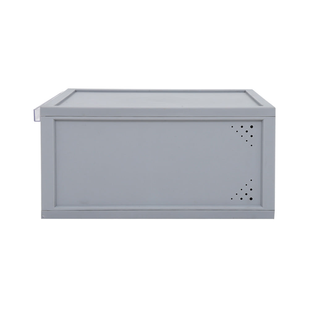 กล่องรองเท้า STACKO MAGNETIC LOCK MONO 28X37X18.3 ซม. สีเทา