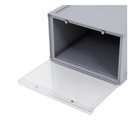 กล่องรองเท้า STACKO MAGNETIC LOCK MONO 28X37X18.3 ซม. สีเทา_4