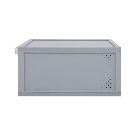 กล่องรองเท้า STACKO MAGNETIC LOCK MONO 28X37X18.3 ซม. สีเทา_3