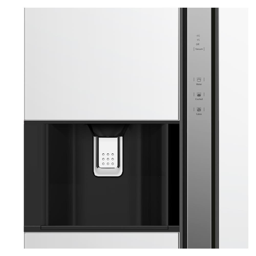 ตู้เย็น SIDE BY SIDE HITACHI R-MX600GVTH1 MGW 20.1 คิว กระจกขาว อินเวอร์เตอร์