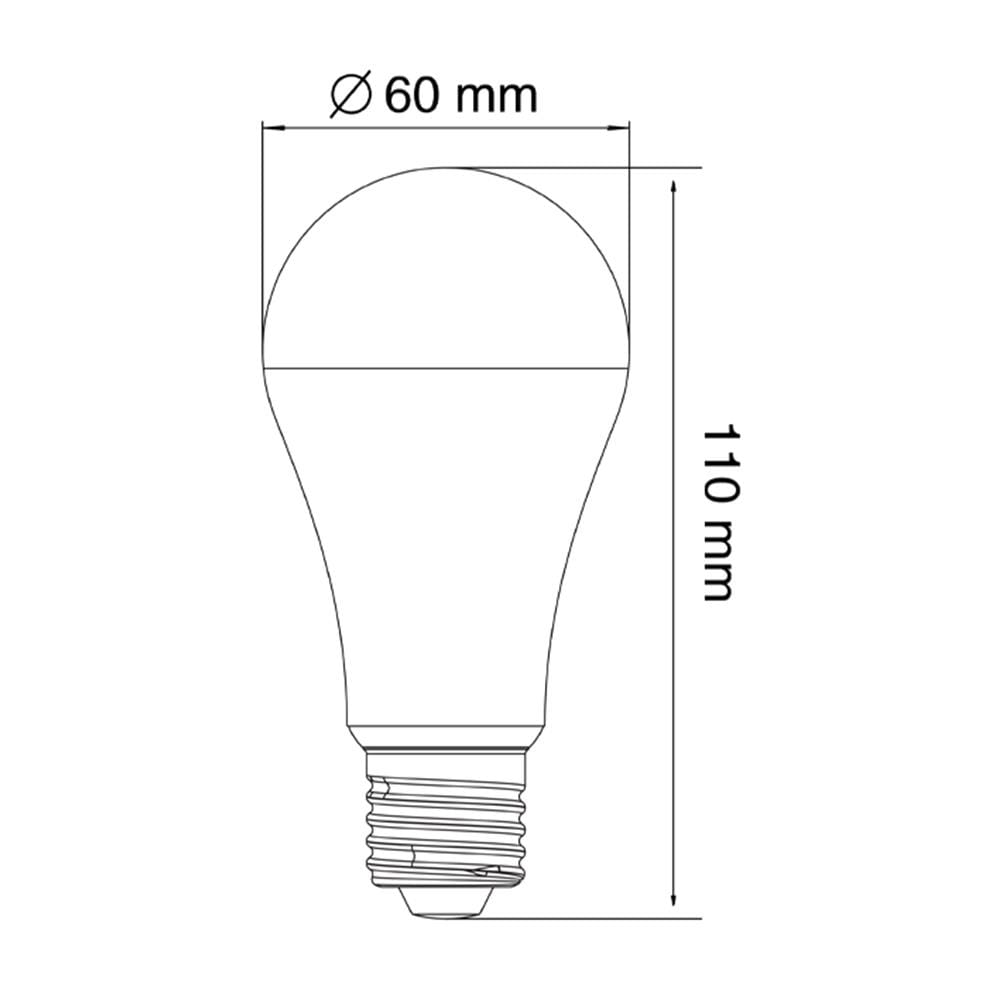 หลอด LED LUMAX  8 วัตต์ DAYLIGHT/COOL WHITE/WARM WHITE  E27