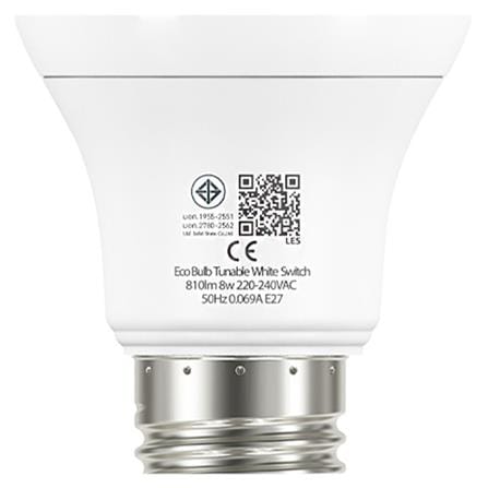 หลอด LED LUMAX  8 วัตต์ DAYLIGHT/COOL WHITE/WARM WHITE  E27_5