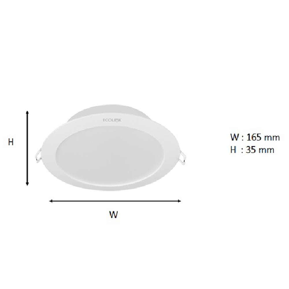 ดาวน์ไลท์ LED ECOLINK 6 นิ้ว 14 วัตต์ DAYLIGHT สีขาว