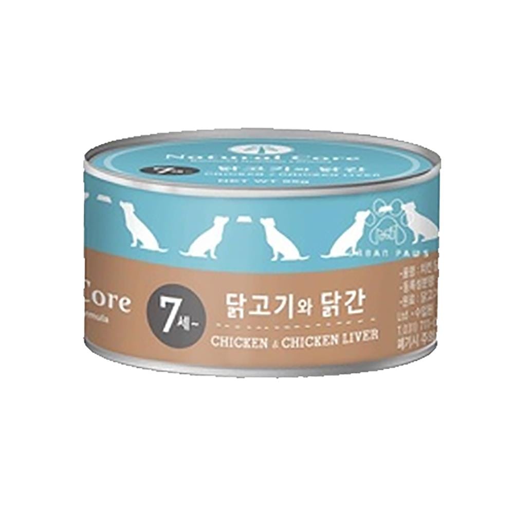 อาหารเปียกสุนัข NATURAL CORE CHICKEN & CHICKEN LIVER 95 ก.