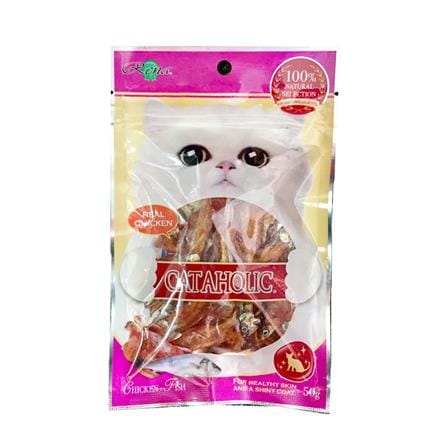 ขนมแมว CATAHOLIC SPIRAL SOFT CHICKEN AND FISH 50 ก._0