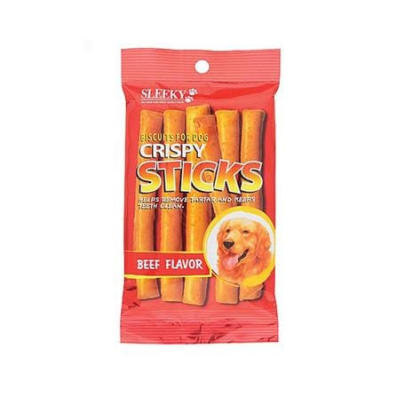 ขนมสุนัข SLEEKY CRISPY STICK รสเนื้อ 90 ก._0