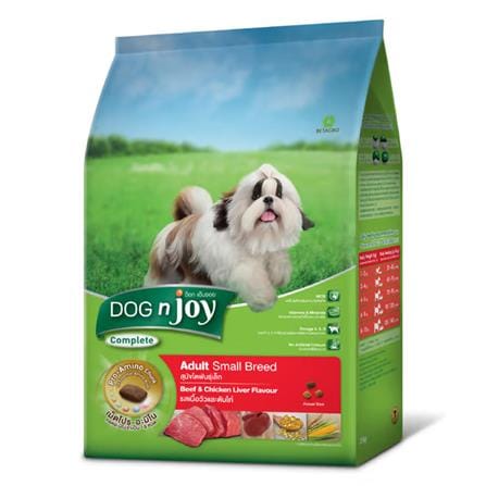 อาหารสุนัข DOG N JOY ADULT SMALL BREED BEEF AND CHICKEN LIVER FLAVOUR 1.5 กก._0