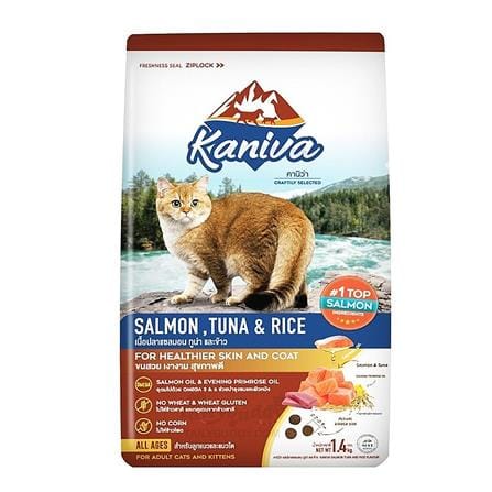 อาหารแมว KANIVA SALMON TUNA AND RICE 1.4 กก.