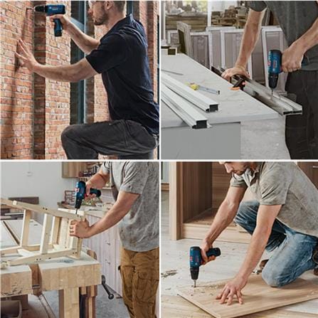 สว่านกระแทกไร้สาย BOSCH GSB120-LI 12 โวลต์ (พร้อมแบตเตอรี่ และอุปกรณ์เสริม 23 ชิ้น)_2