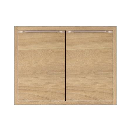 หน้าบานคู่ KIZTCHO LUCIDA 86x66 ซม. Honey Oak_0
