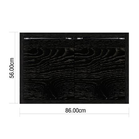 บานใต้เตา KIZTCHO LUCIDA 86x56 ซม. Dark Oak_4