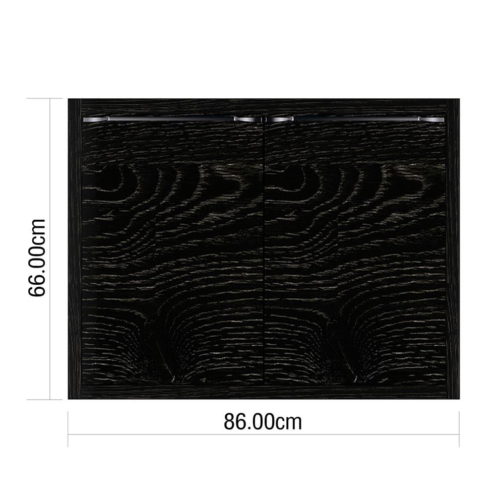 หน้าบานคู่ KIZTCHO LUCIDA 86x66 ซม. Dark Oak