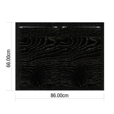 หน้าบานคู่ KIZTCHO LUCIDA 86x66 ซม. Dark Oak_2