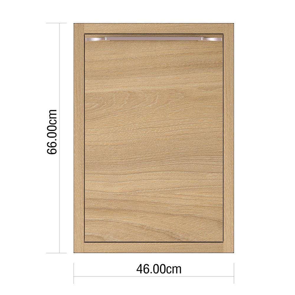 บานซิงค์เดี่ยว KIZTCHO LUCIDA 46x66 ซม. Honey Oak
