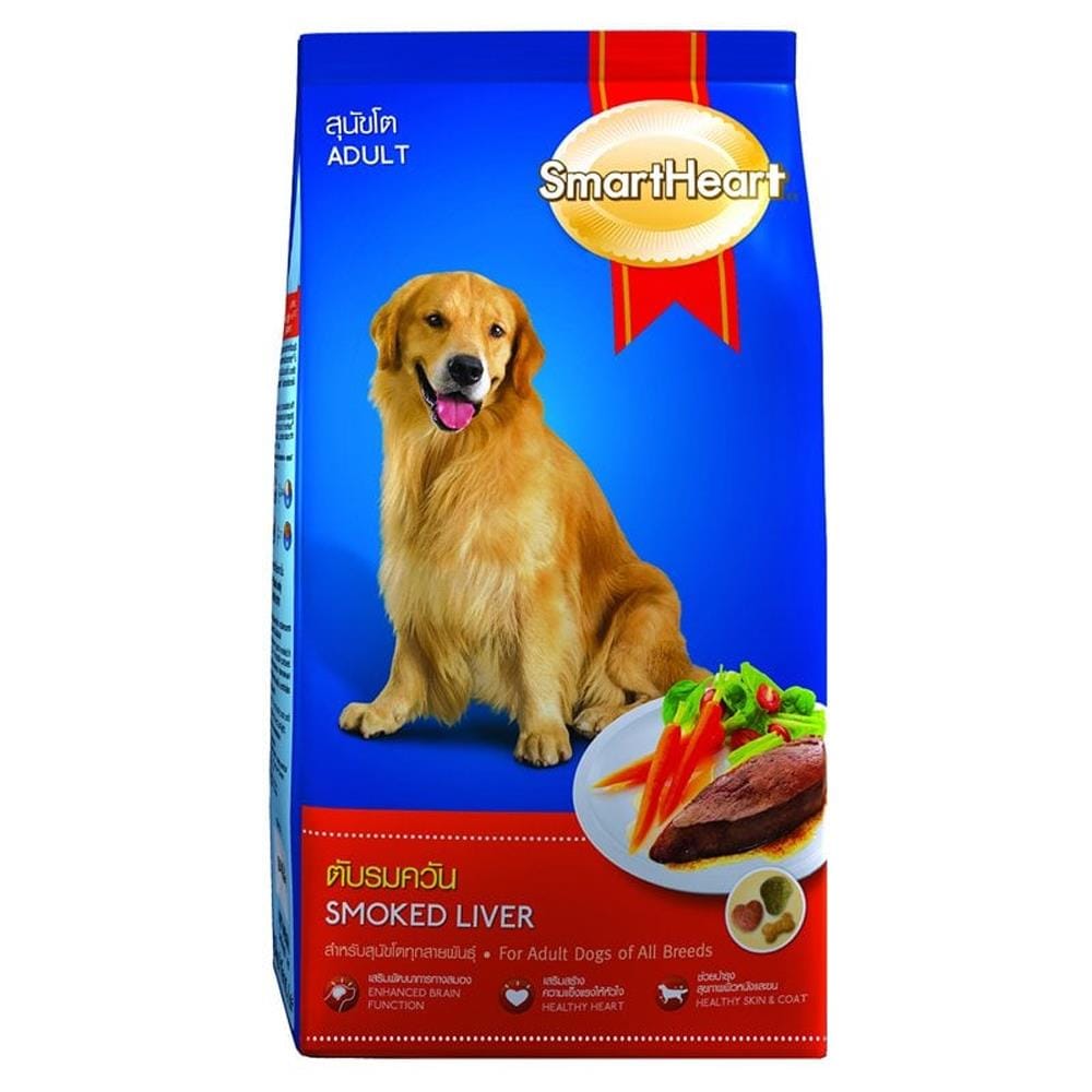 อาหารสุนัข SMARTHEART ADULT SMOKED LIVER 3 กก.