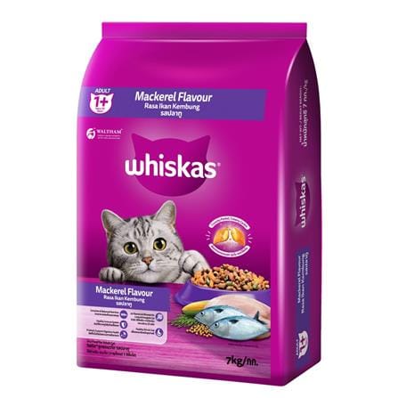 อาหารแมว WHISKAS ADULT POCKET รสปลาทู 7 กก._0