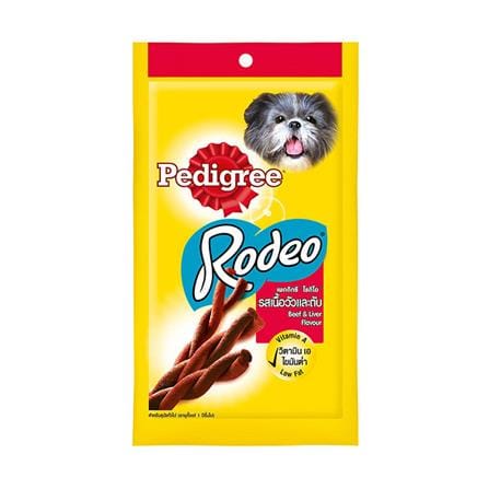 ขนมสุนัข PEDIGREE RODEO รสเนื้อวัวและตับ 90 ก._0