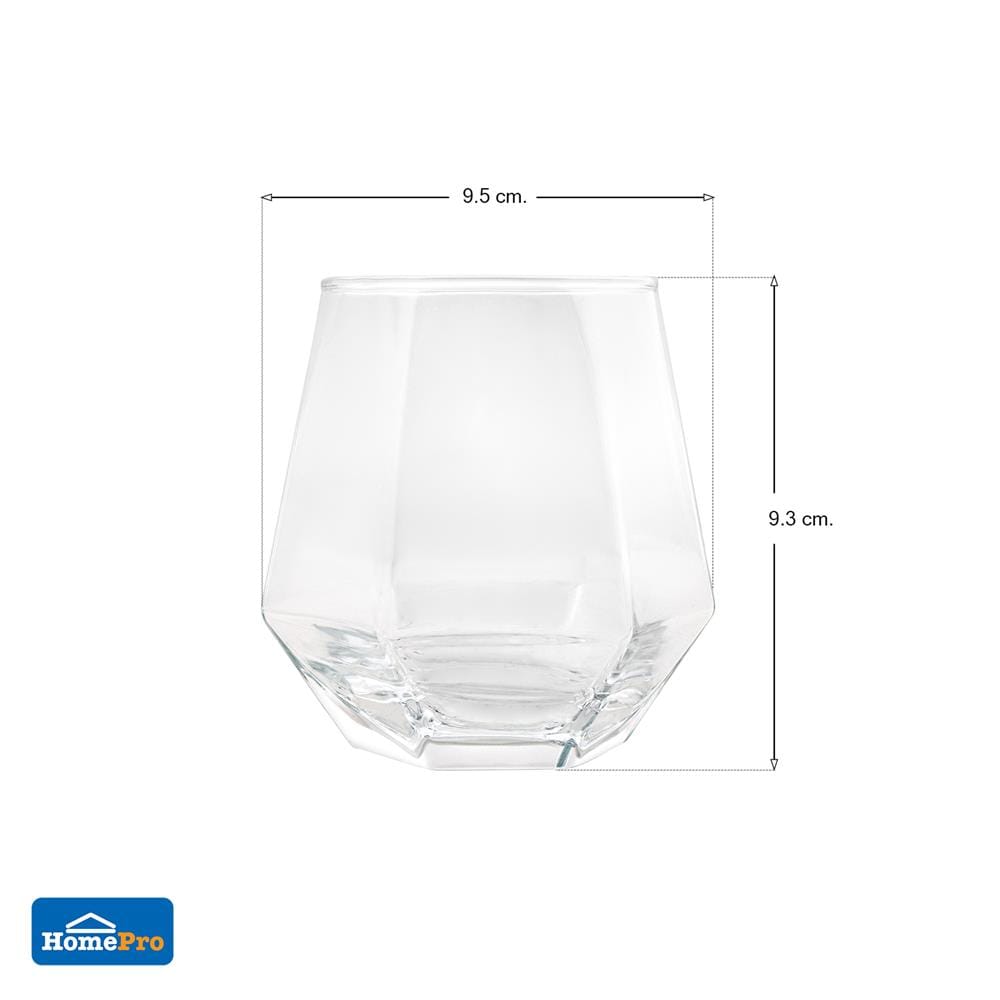 แก้วน้ำ 310ml KECH ANGLE แพ็ก 4 ใบ