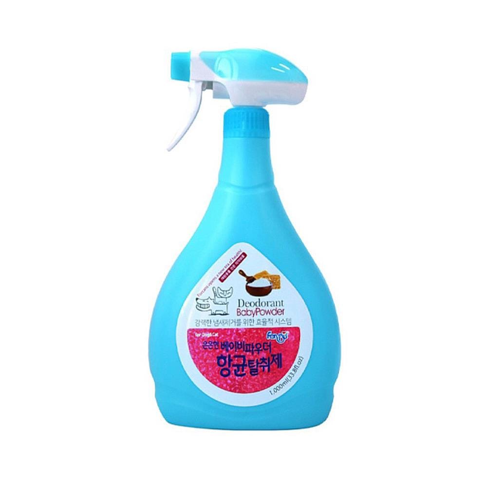 สเปรย์ขจัดกลิ่นสัตว์เลี้ยง FORBIS DEODORANT กลิ่นแป้งเด็ก 1000 มล.
