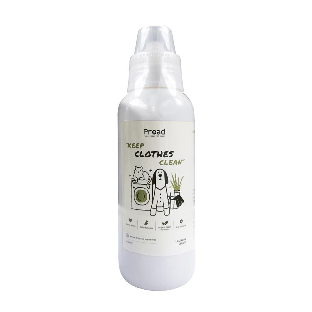 น้ำยาซักผ้าสำหรับสัตว์เลี้ยง PROAD KEEP CLOTHES CLEAN 450 มล.