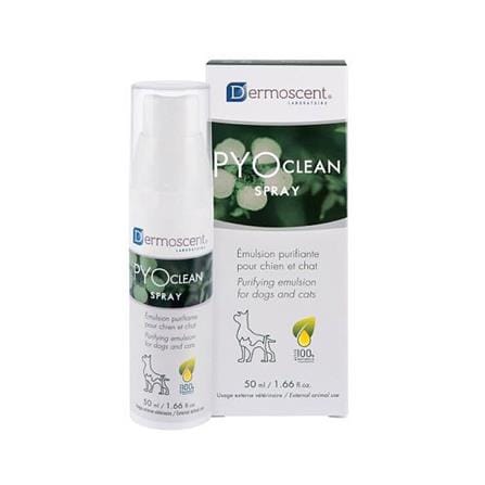 สเปรย์รักษาผิวหนังสัตว์เลี้ยง DERMOSCENT PYO CLEAN SPRAY 50 มล._0