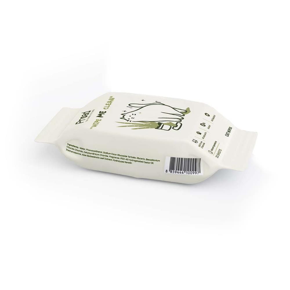 ผ้าเช็ดทำความสะอาดสัตว์เลี้ยง PROAD สำหรับแมว 20 แผ่น