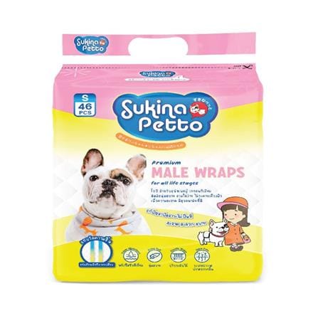 โอบิสุนัข SUKINA PETTO SIZE S 46 ชิ้น