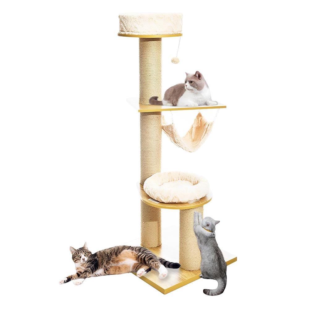 คอนโดแมว KANIMAL CAT TREE ไซซ์ XL สีครีม
