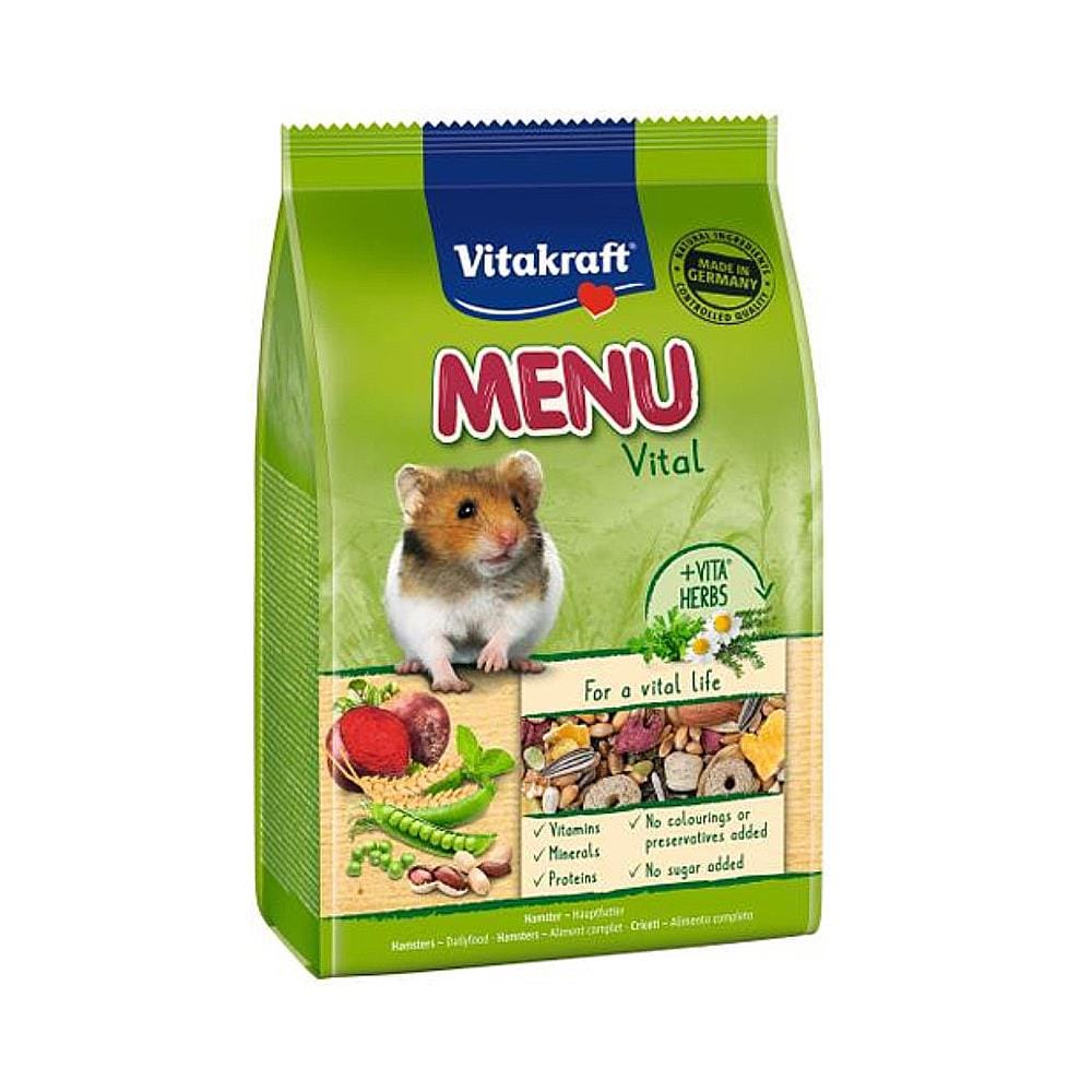 อาหารหนูแฮมสเตอร์ VITAKRAFT HAMSTER MENU AROMA 400 ก.