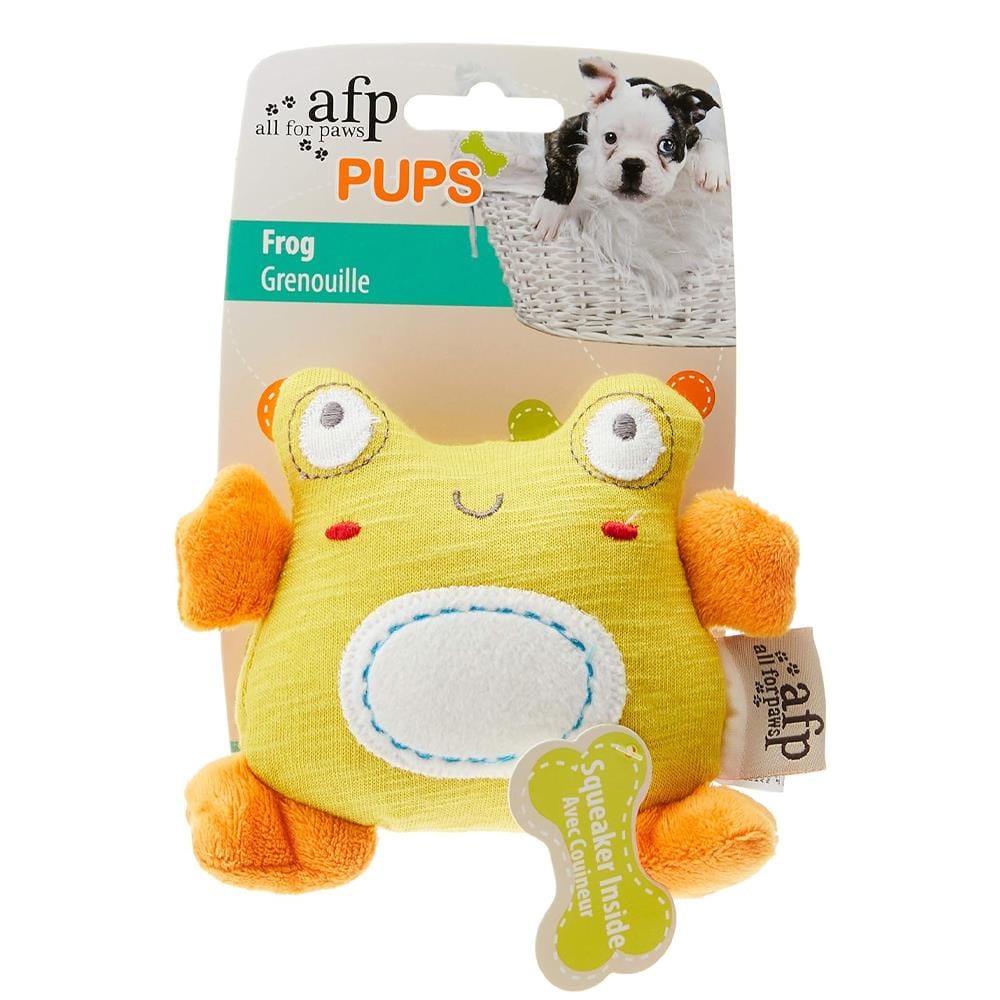 ของเล่นสุนัขและแมว AFP ALL FOR PAW FROG