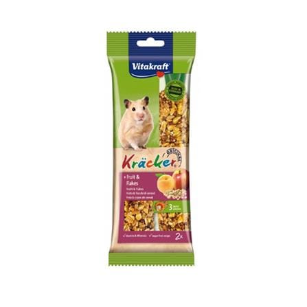 ขนมหนูแฮมเตอร์ VITAKRAFT KRACKER FRUIT AND FLAKES 112 ก._0